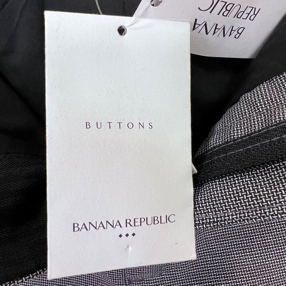 BANANA REPUBLIC Women's Jackson Fit Curvy Gray Trousers Dress Pants Size 12 NEW - Picture 10 of 13